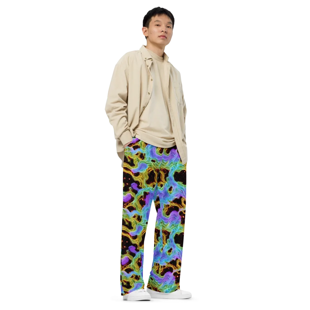 Galactic Tides on Wide-Leg Pants — Right Front