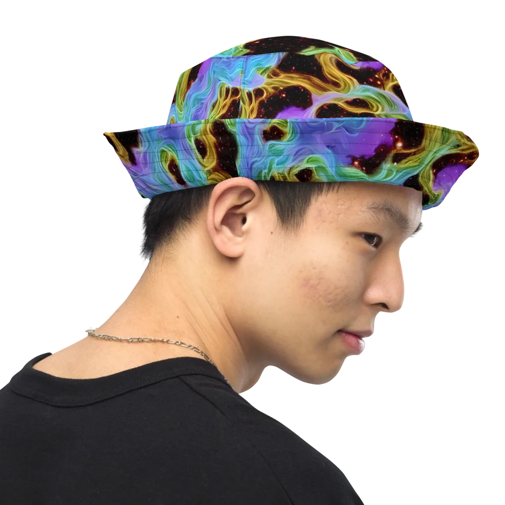 Galactic Tides on Reversible Bucket Hat — Right Outside