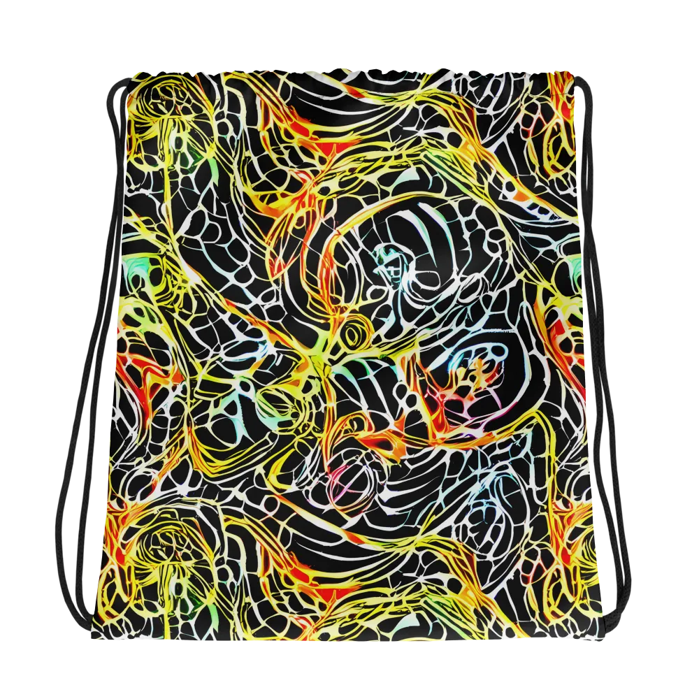 Electric Anatomy on Drawstring Bag — Photo