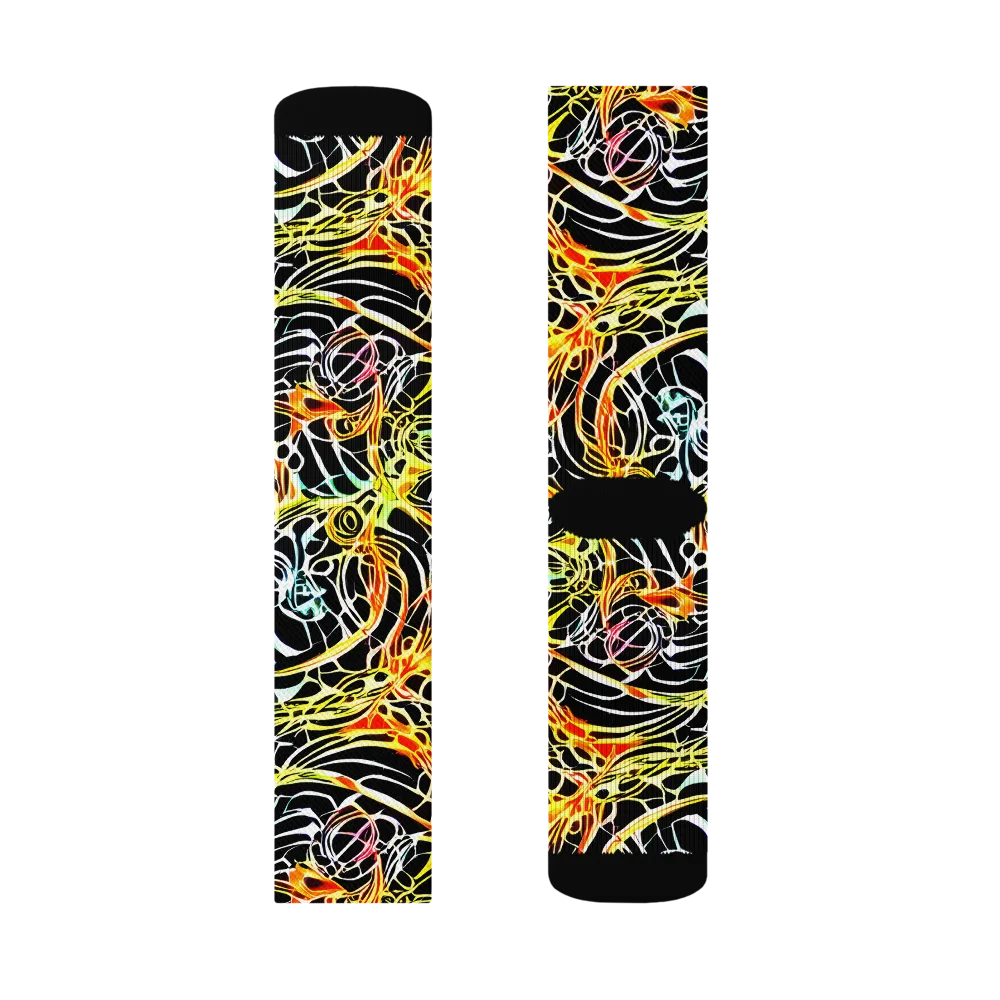 Electric Anatomy on Socks — Left Sock