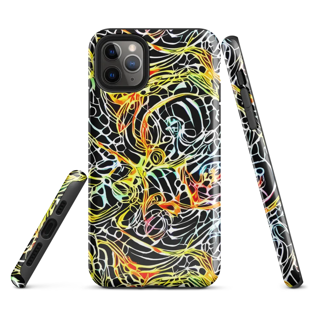 Electric Anatomy on Tough Case for iPhone® — Front