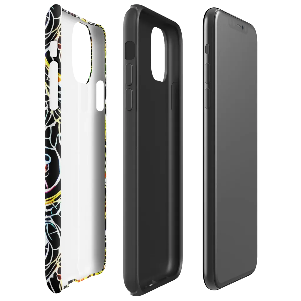 Electric Anatomy on Tough Case for iPhone® — Right