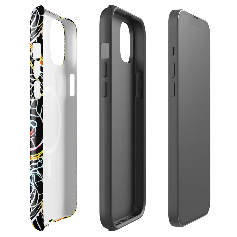 Electric Anatomy on MagSafe Tough Case for iPhone® — Front