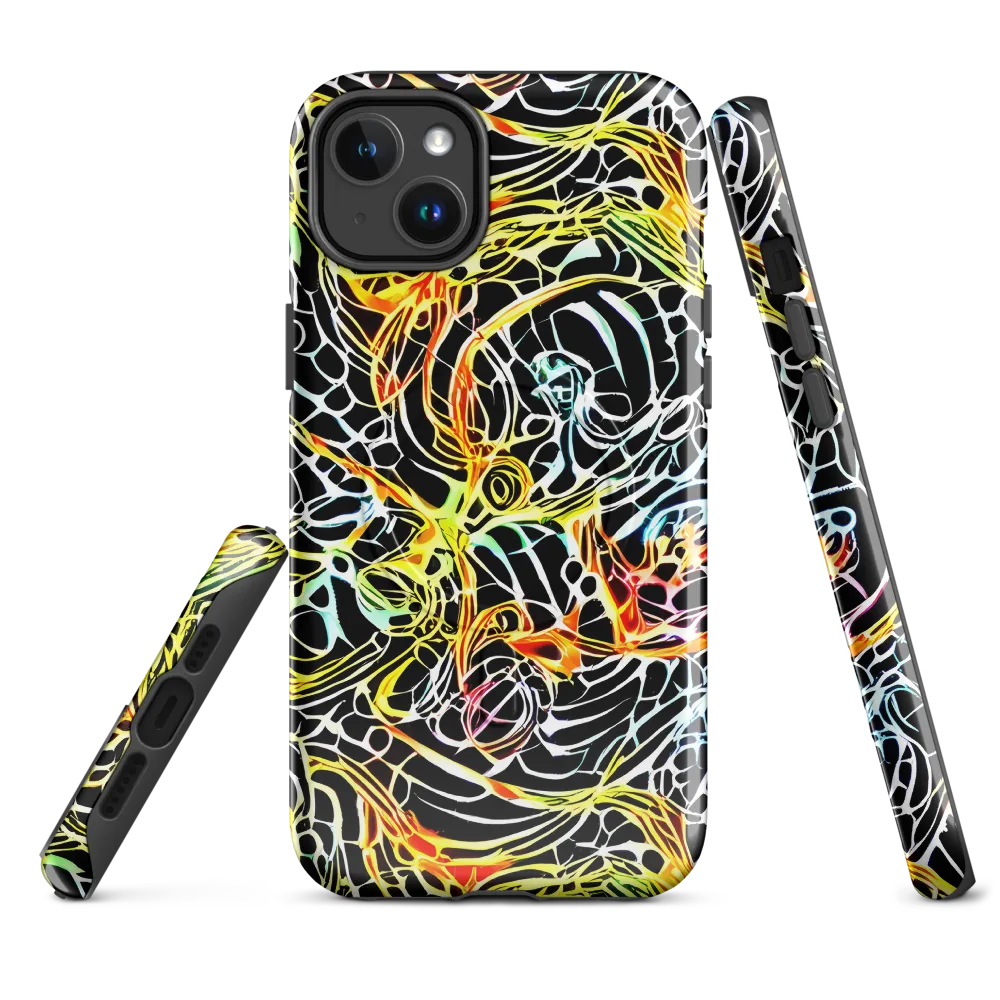 Electric Anatomy on MagSafe Tough Case for iPhone® — Front