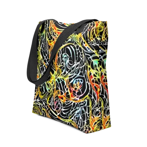 Electric Anatomy on a Tote Bag