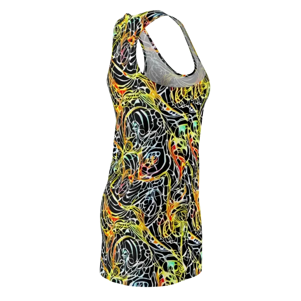 Electric Anatomy on Racerback Dress — Back Side