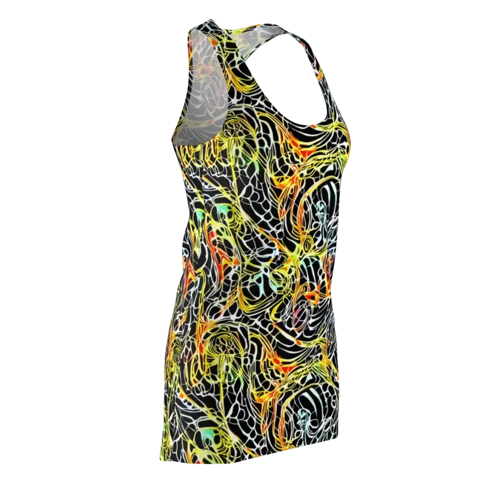 Electric Anatomy on Racerback Dress — Front Side