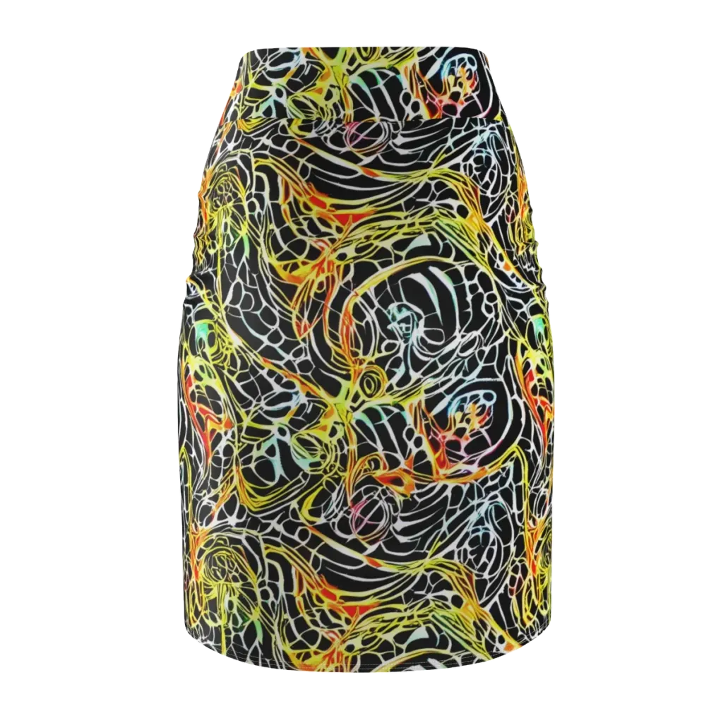 Electric Anatomy on Pencil Skirt — Back