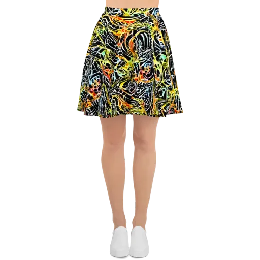 Electric Anatomy on a Skater Skirt