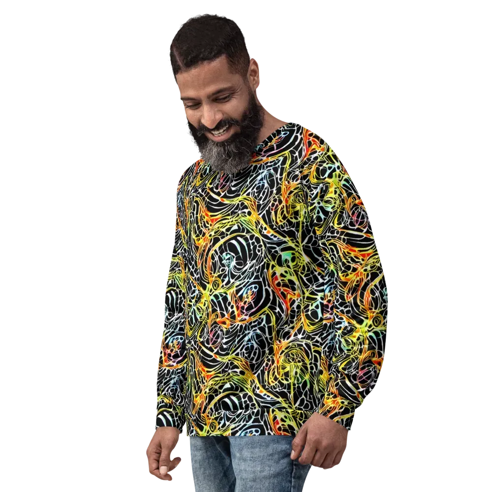 Electric Anatomy on Sweatshirt — Left Front