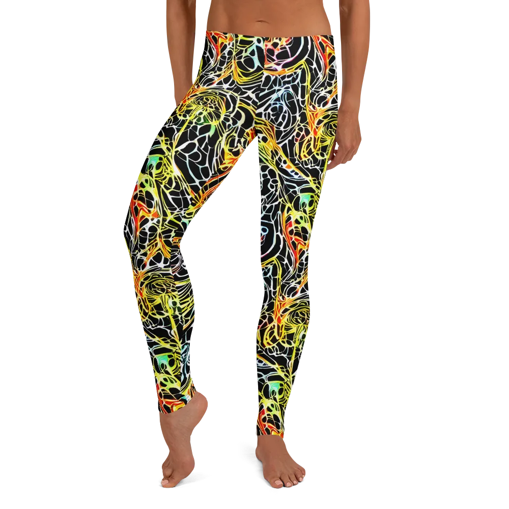 Electric Anatomy on Leggings — Front