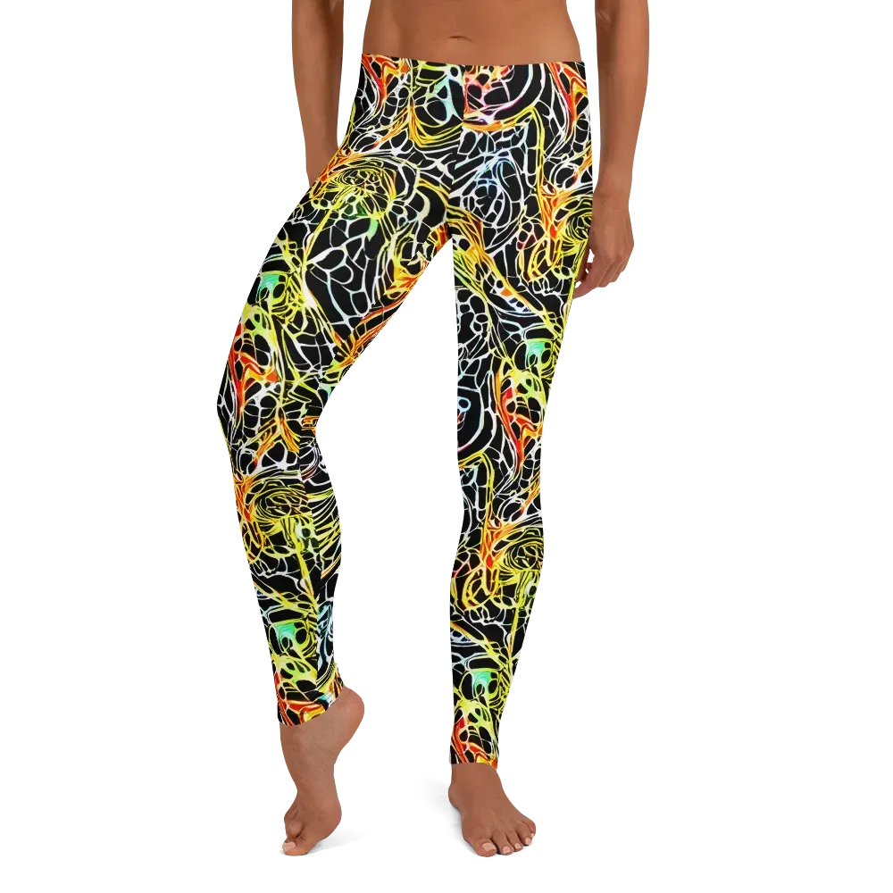 Electric Anatomy on Leggings — Front