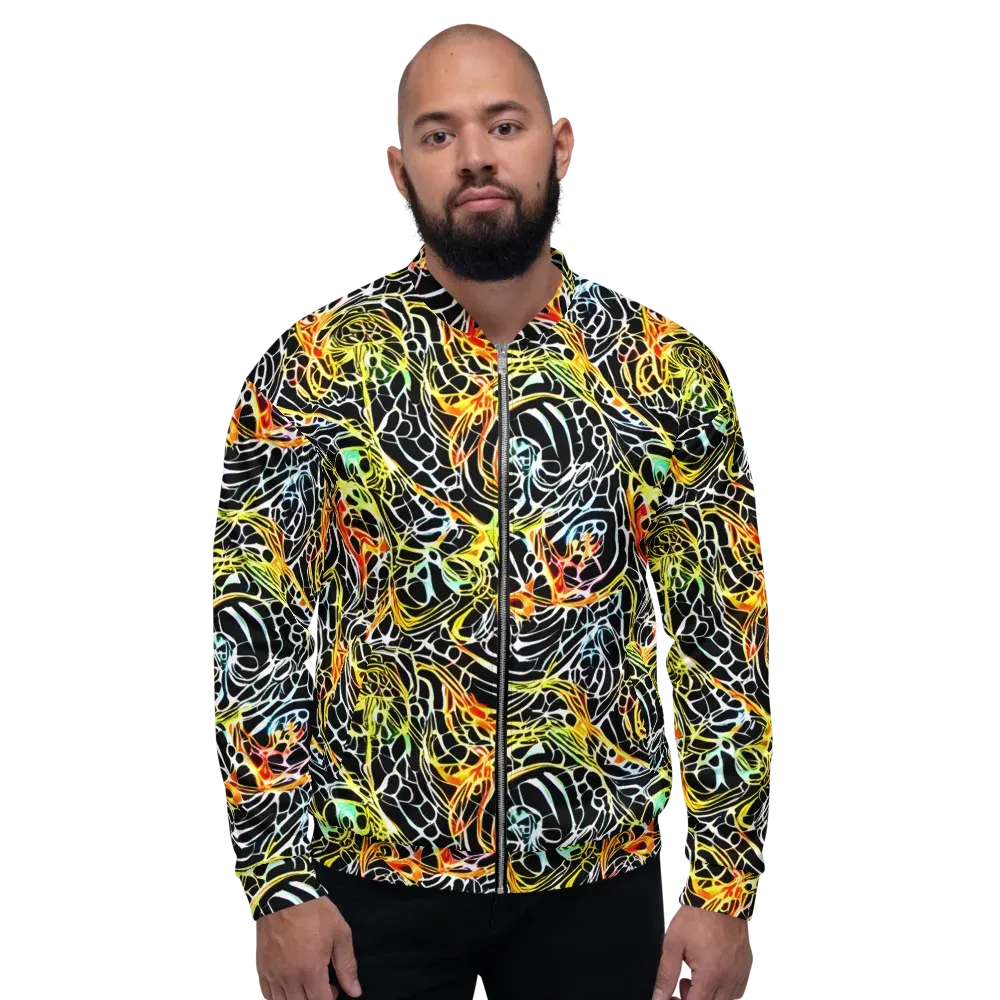 Electric Anatomy on Bomber Jacket — Front