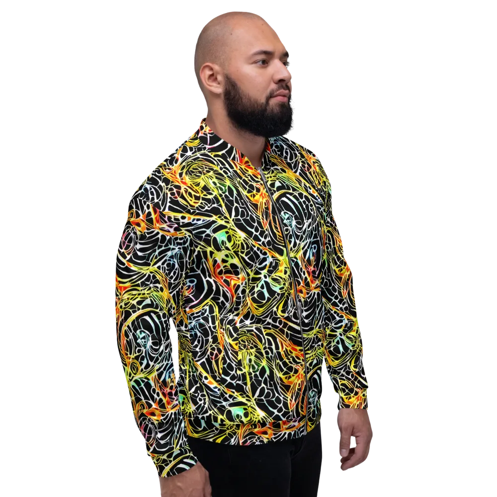 Electric Anatomy on Bomber Jacket — Right