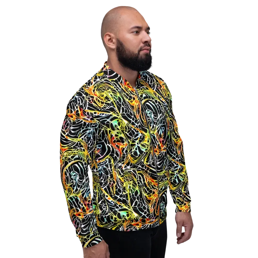 Electric Anatomy on Bomber Jacket — Right