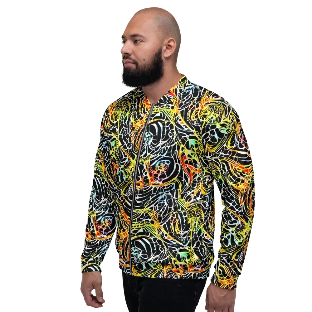 Electric Anatomy on Bomber Jacket — Left