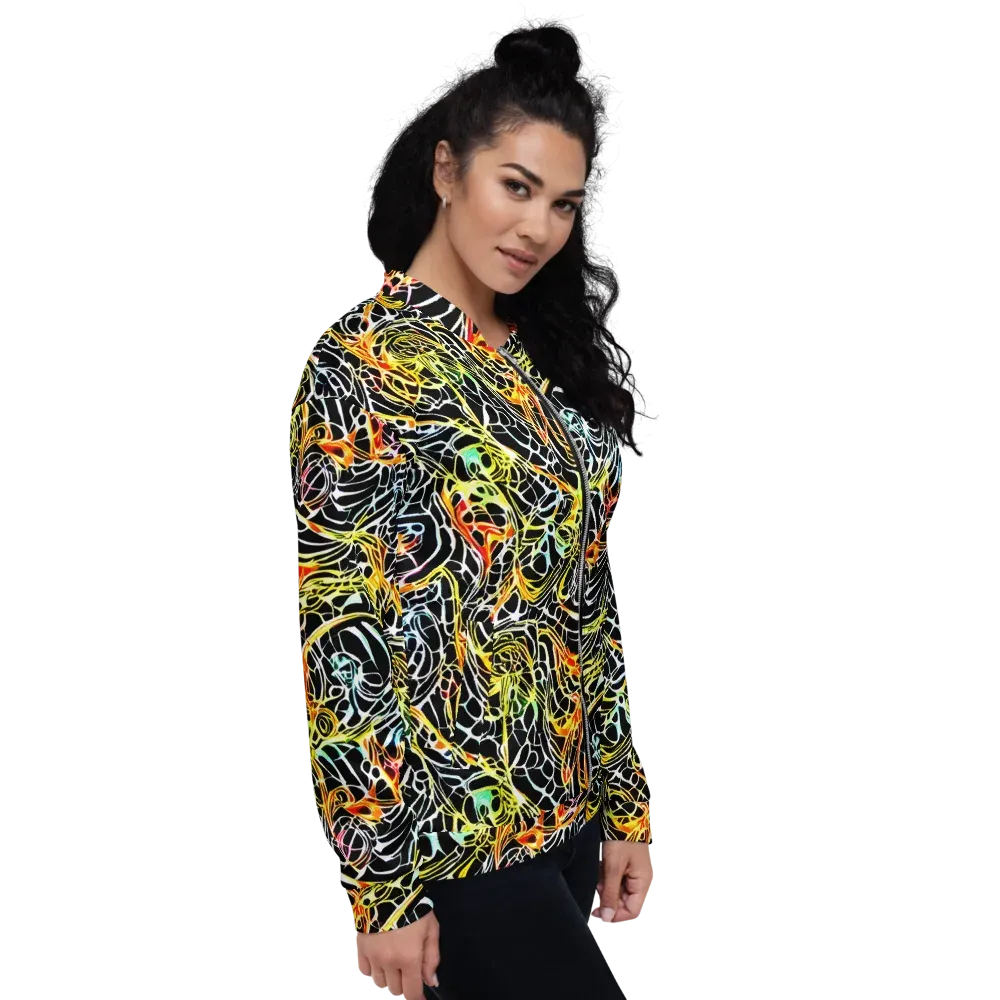 Electric Anatomy on Bomber Jacket — Right