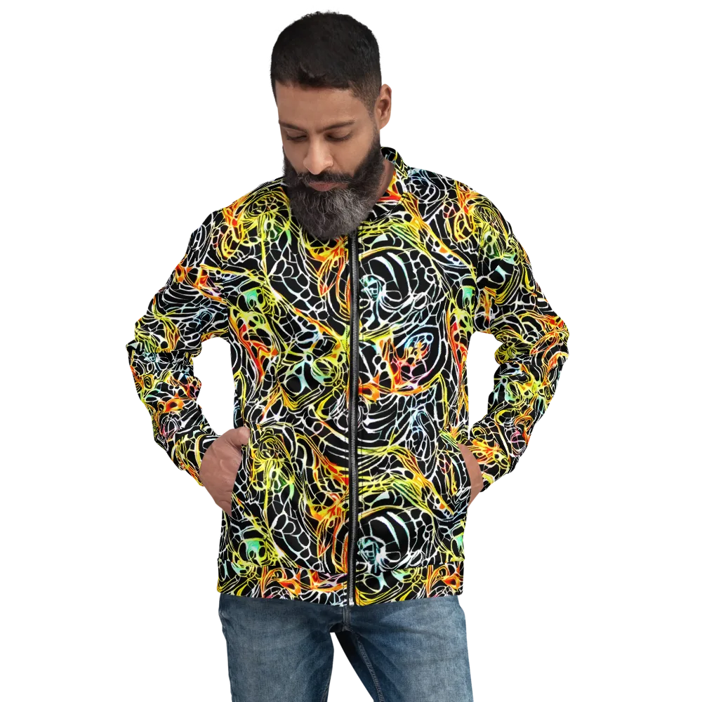 Electric Anatomy on Bomber Jacket — Front