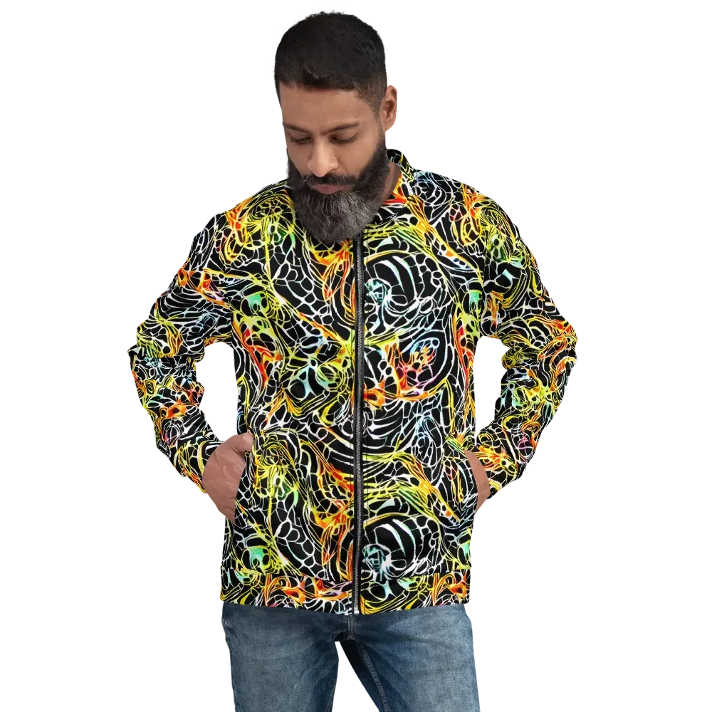 Electric Anatomy on Bomber Jacket — Front