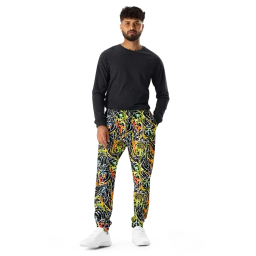 Electric Anatomy on a Men's Joggers