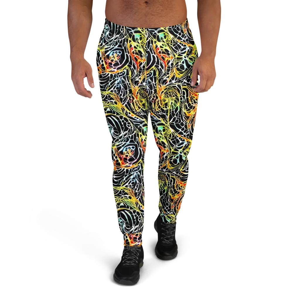 Electric Anatomy on Men's Joggers — Front