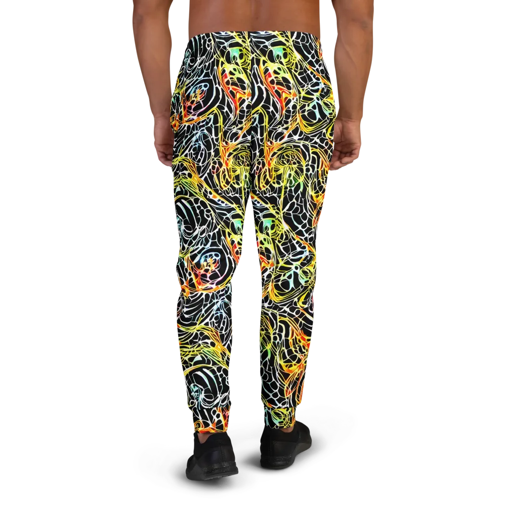 Electric Anatomy on Men's Joggers — Back