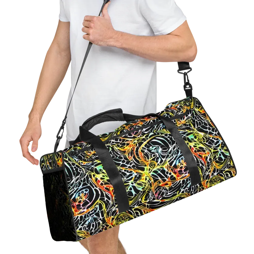 Electric Anatomy on Duffle Bag — Right Front