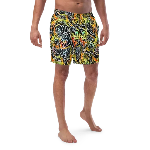 Electric Anatomy on a Swim Trunks