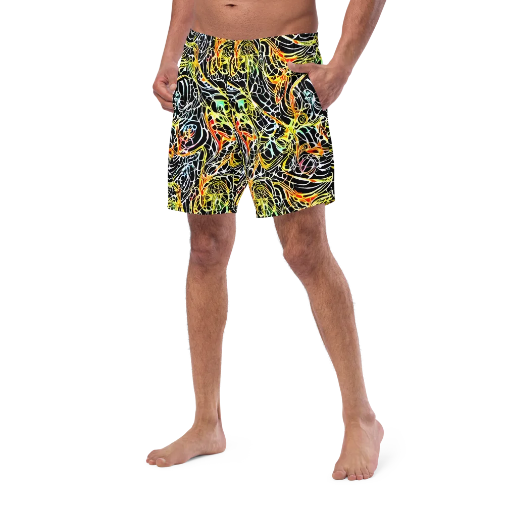 Electric Anatomy on Swim Trunks — Left Front