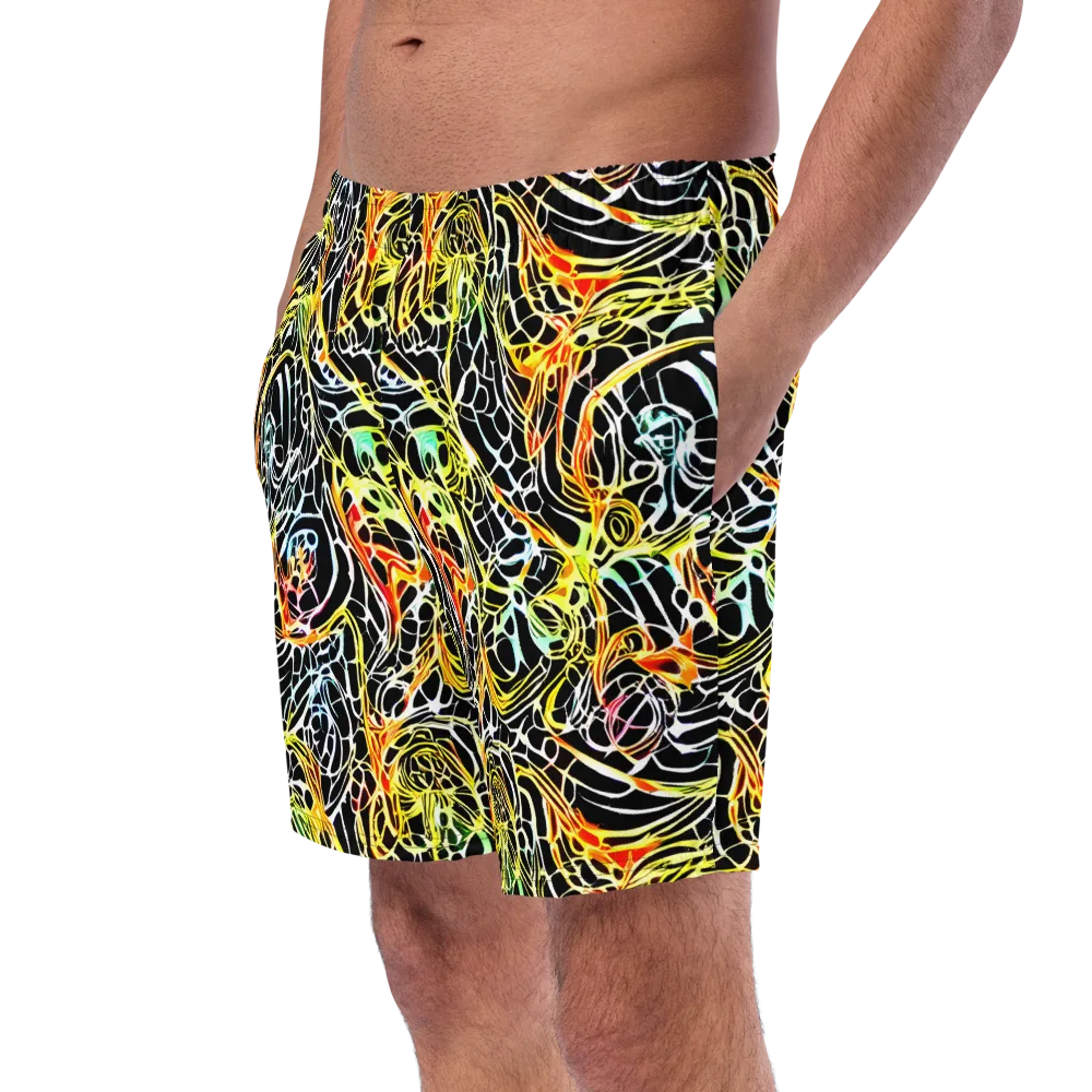 Electric Anatomy on Swim Trunks — Left Front