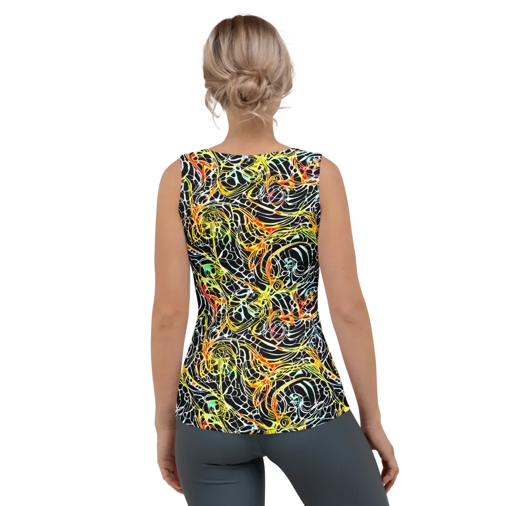 Electric Anatomy on Women's Tank Top — Back