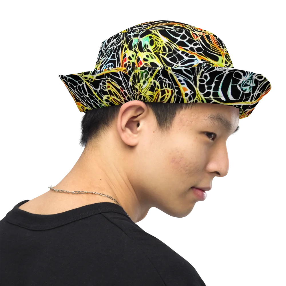 Electric Anatomy on Reversible Bucket Hat — Right Outside