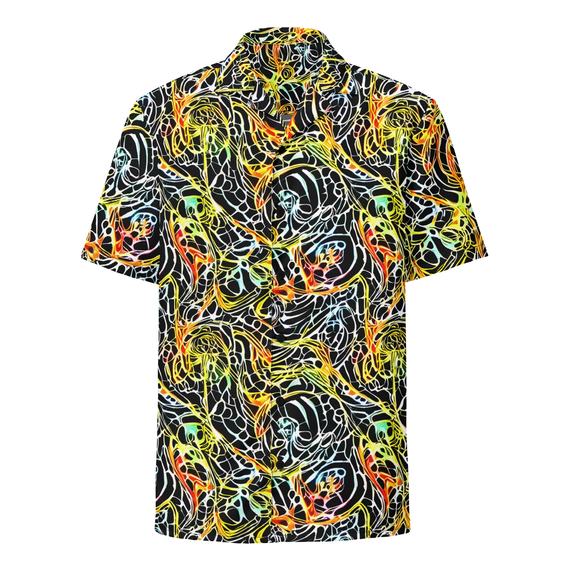 Electric Anatomy on Button Shirt — Front