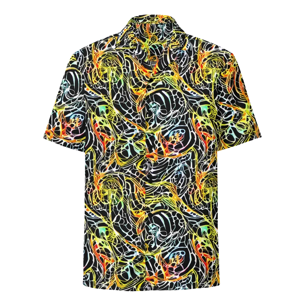 Electric Anatomy on Button Shirt — Front