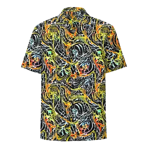 Electric Anatomy on a Button Shirt