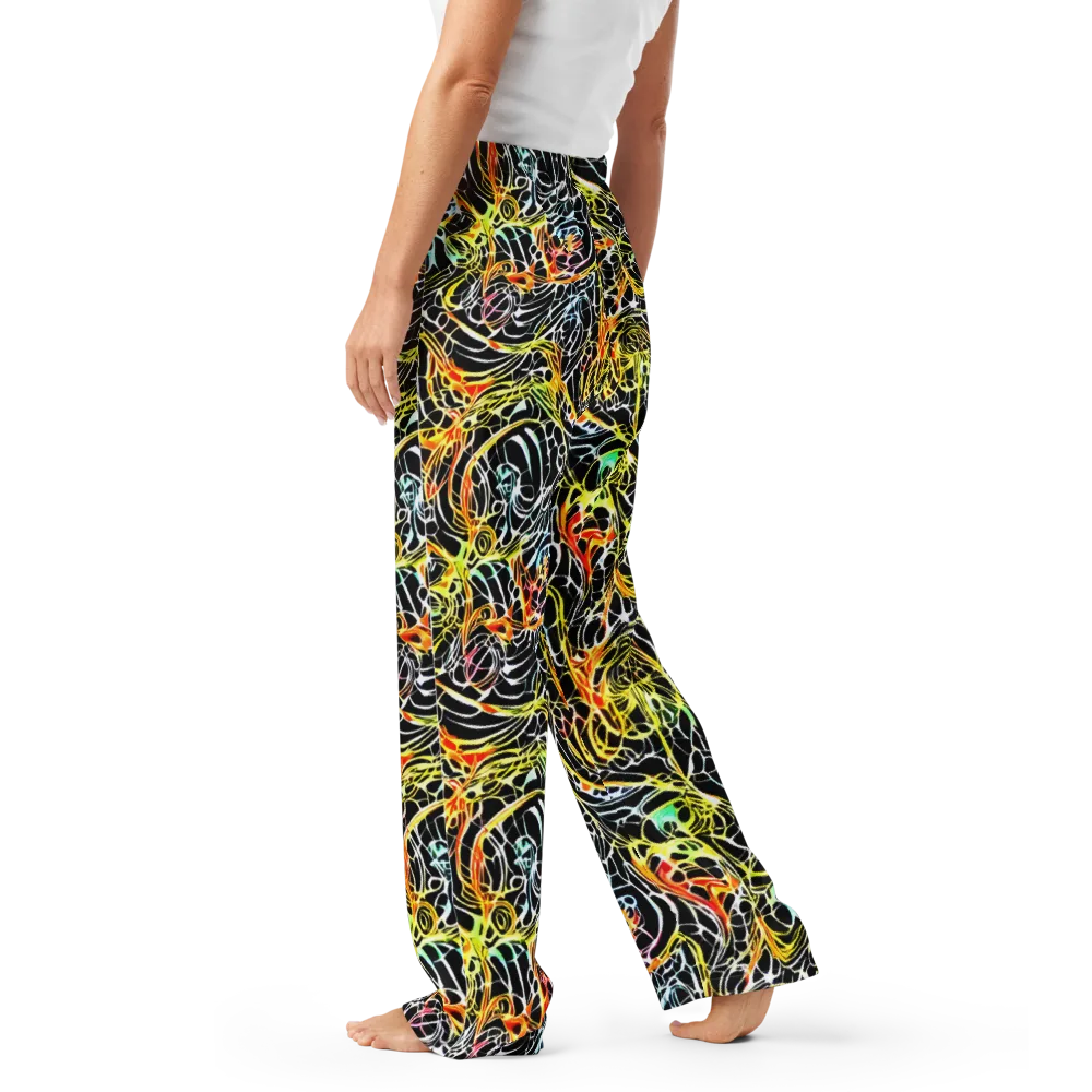 Electric Anatomy on Women's Pajama Pants — Left
