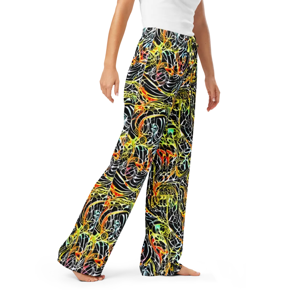 Electric Anatomy on Women's Pajama Pants — Right Front