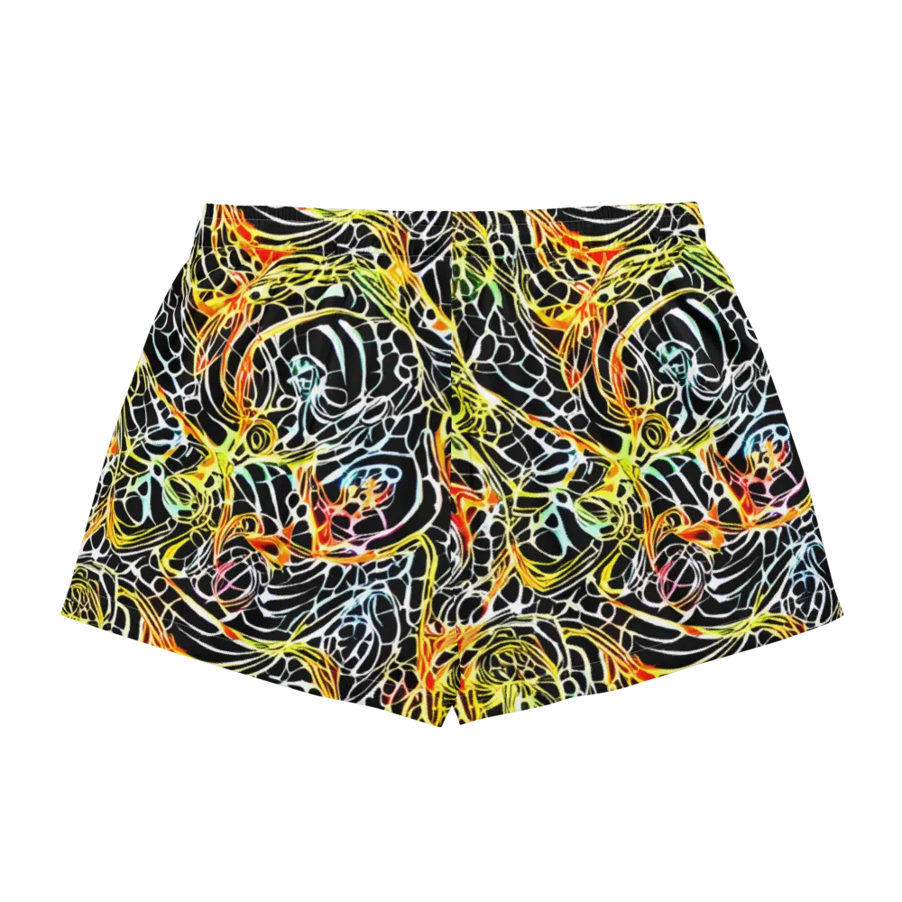 Electric Anatomy on Women's Pajama Shorts — Back