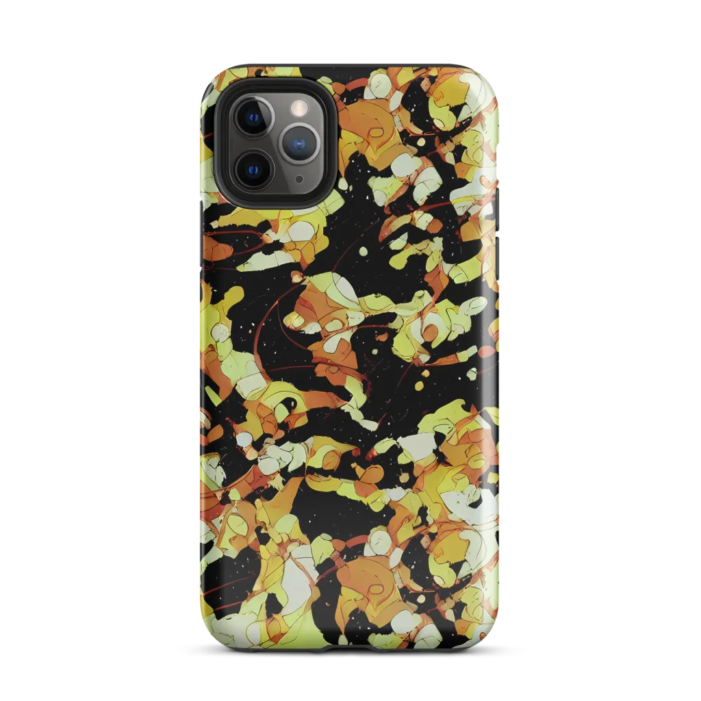 Saffron Orbit on Tough Case for iPhone® — Front