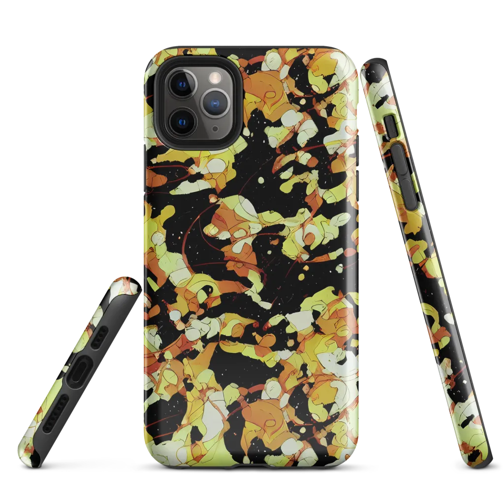 Saffron Orbit on Tough Case for iPhone® — Front