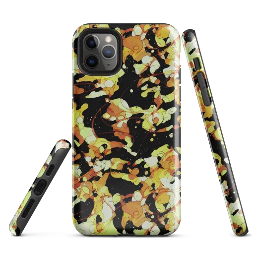 Saffron Orbit on a Tough Case for iPhone®