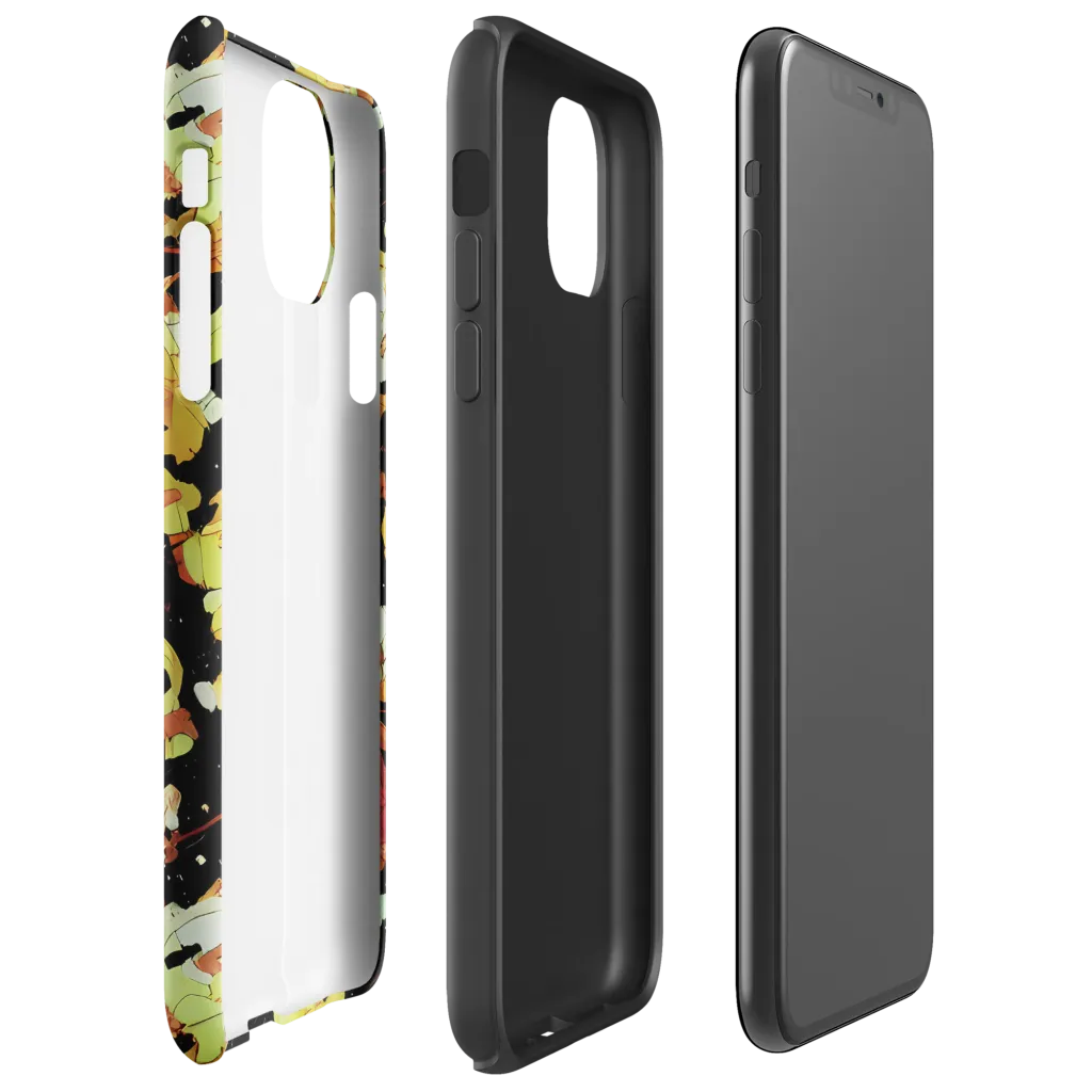 Saffron Orbit on Tough Case for iPhone® — Right