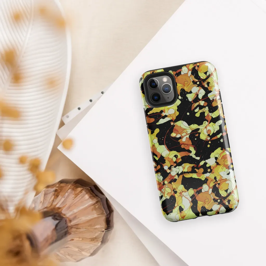 Saffron Orbit on Tough Case for iPhone® — Front