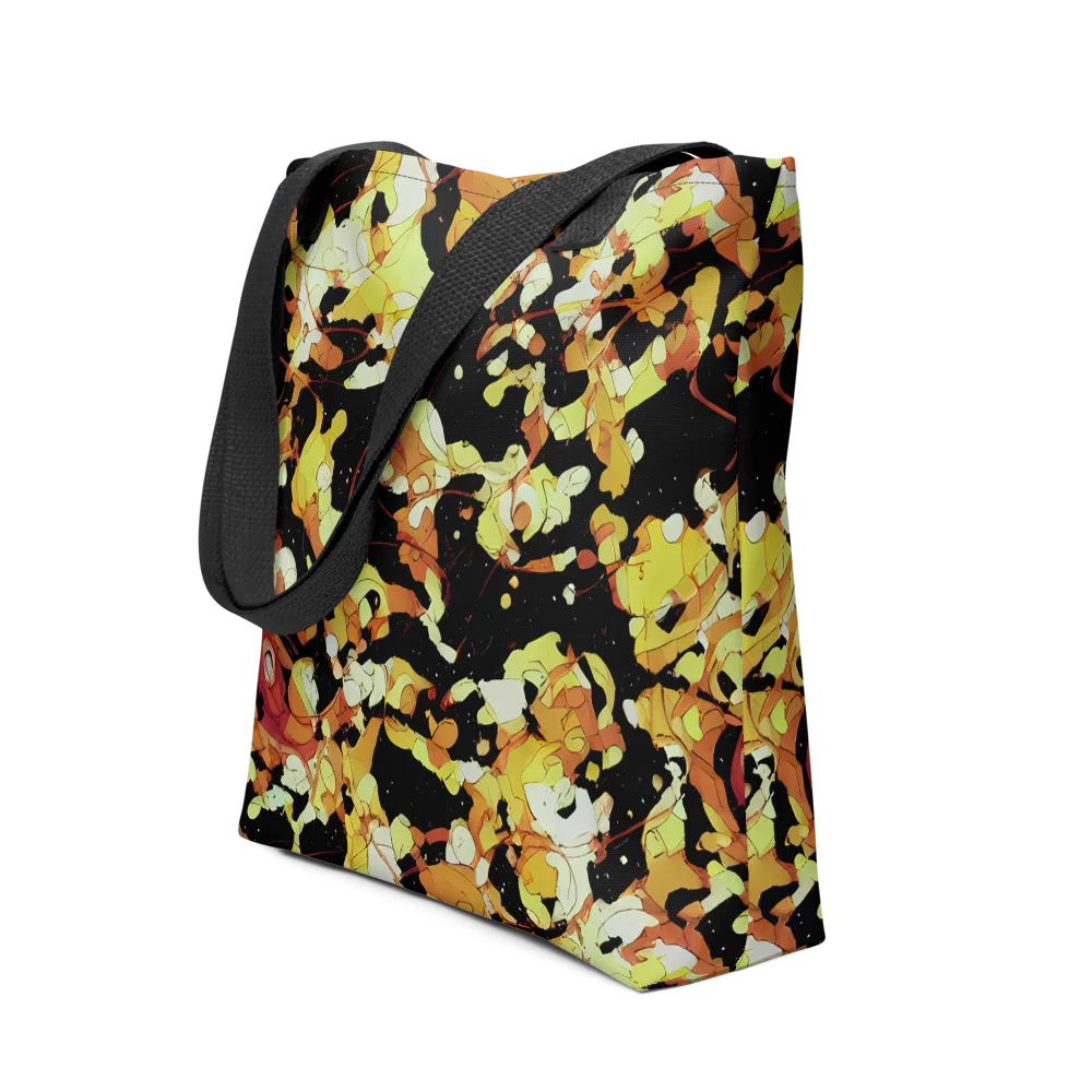 Saffron Orbit on Tote Bag — Front