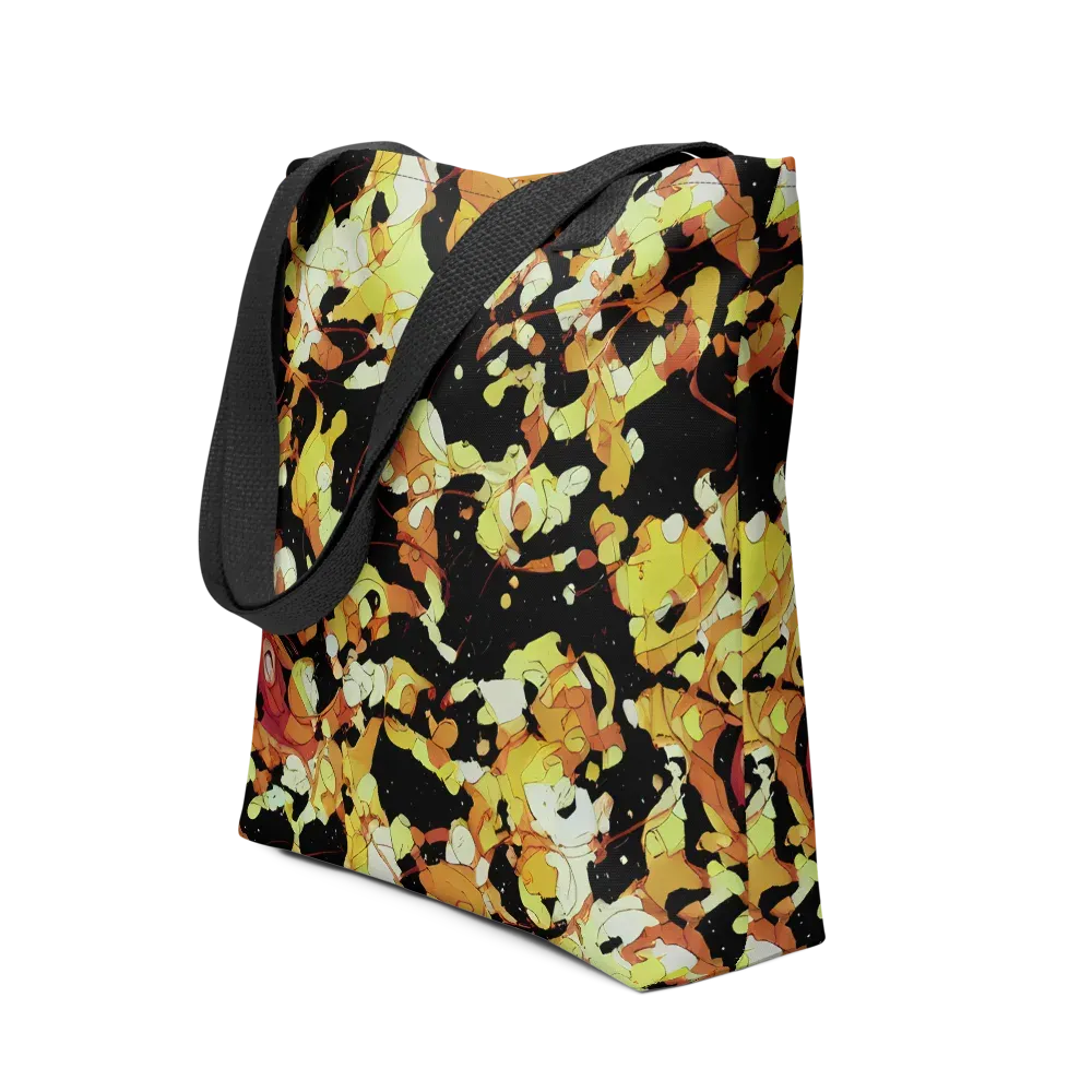 Saffron Orbit on Tote Bag — Front