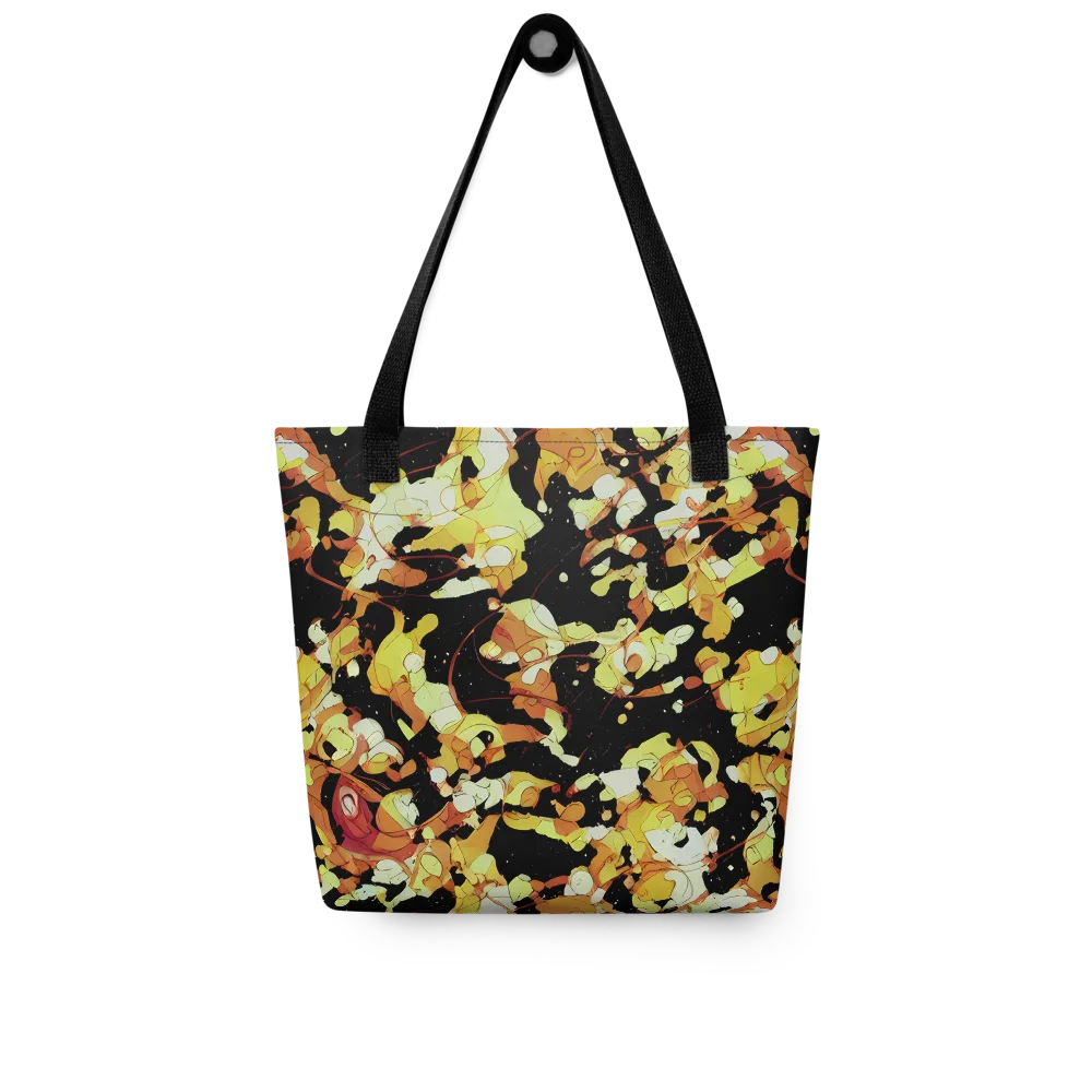 Saffron Orbit on Tote Bag — Front