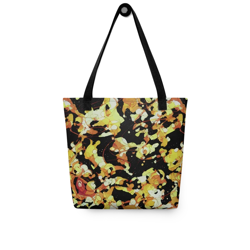 Saffron Orbit on Tote Bag — Front