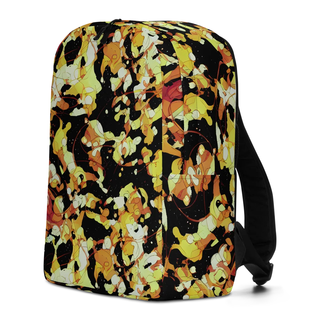 Saffron Orbit on Minimalist Backpack — Left