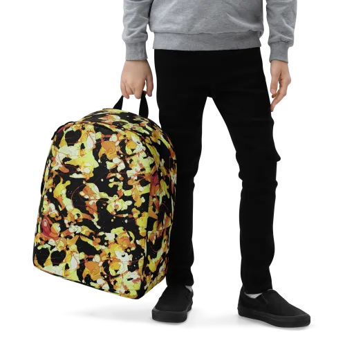 Saffron Orbit on a Minimalist Backpack