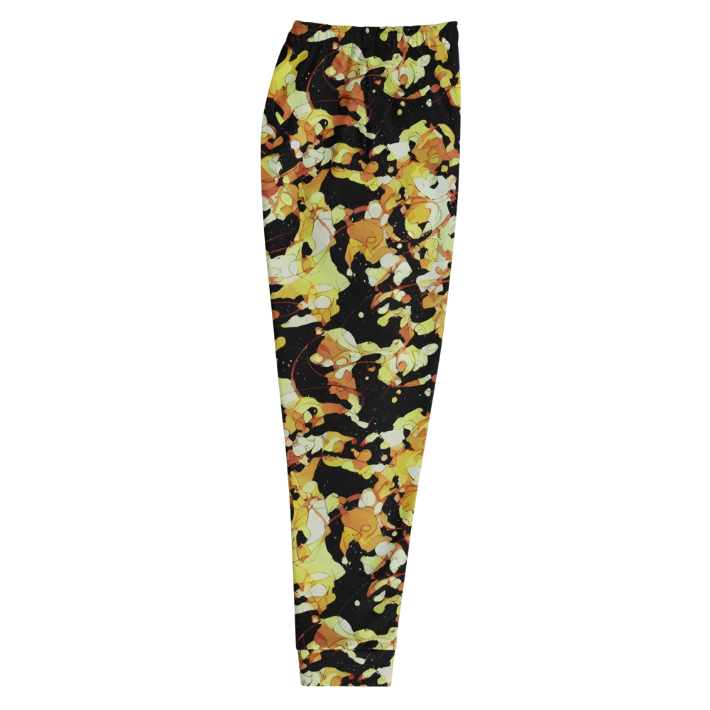 Saffron Orbit on Men's Joggers — Right